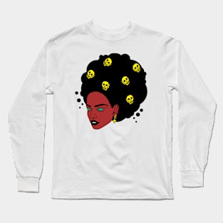 Afro girl Long Sleeve T-Shirt